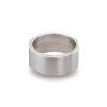 J.W. Winco Round Spacer, M16 Screw Size, Stainless Steel, 12 mm Overall Lg, 16 mm Inside Dia 19W12LGD